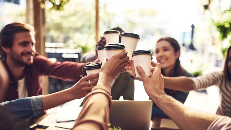 Toast to a successful meeting